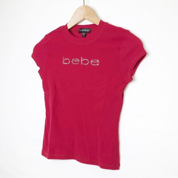 Bebe sport, red, BB logo short sleeve T-shirt ❤️ - Picture 9 of 10